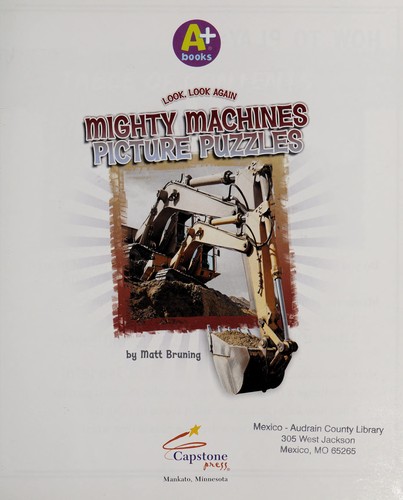 Mighty machines picture puzzles