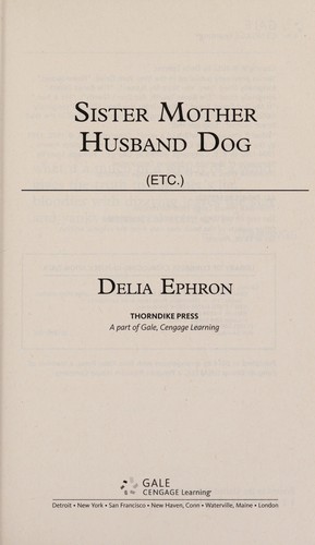 Sister mother husband dog (etc.)