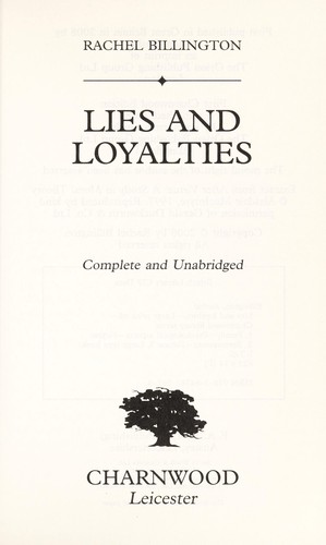 Lies and loyalties