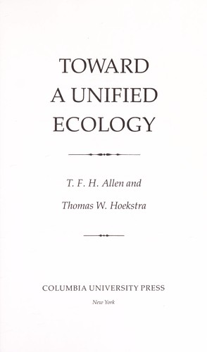 Toward a unified ecology