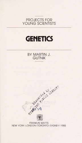 Genetics Projects for Young Scientists