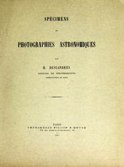 Spécimens de photographies astronomiques