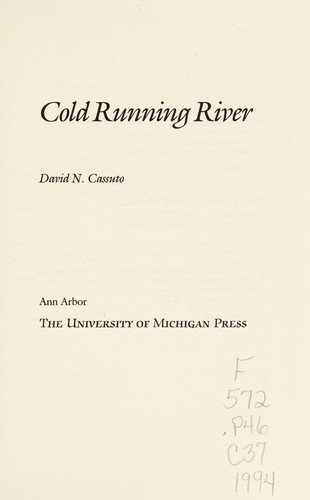Cold running river