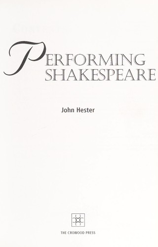 Performing Shakespeare