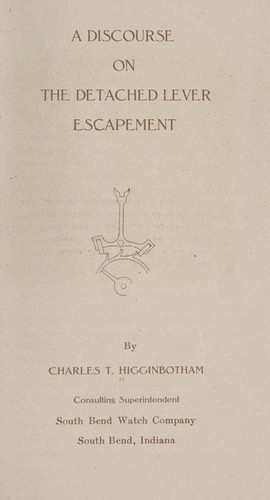 A discourse on the detached lever escapement