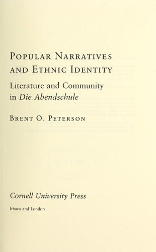 Popular narratives and ethnic identity