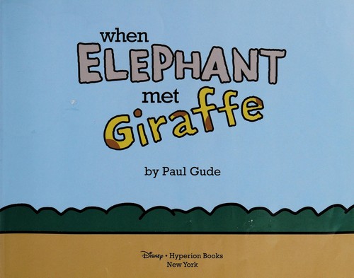 Giraffe and Elephant are friends