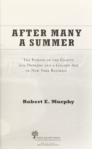 After many a summer