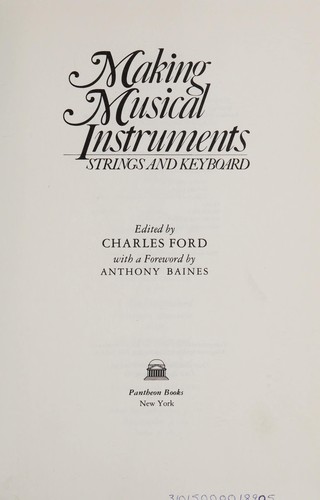 Making musical instruments