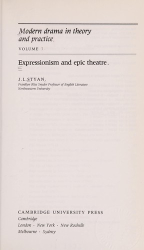 Modern drama in theory and practice