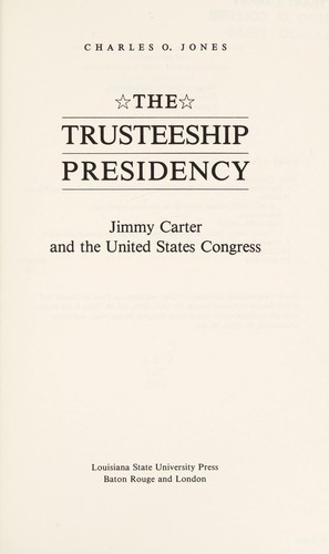 The trusteeship presidency
