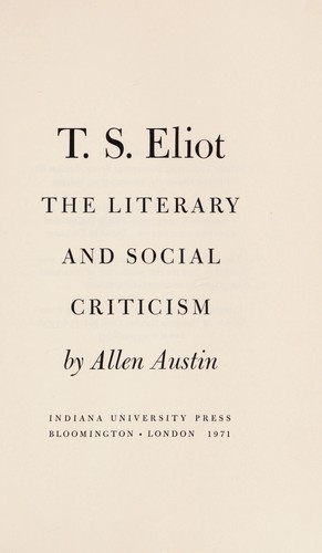 T.S. Eliot