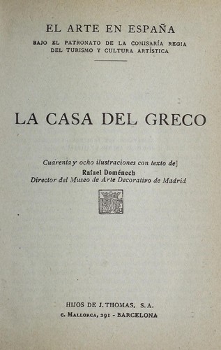 La Casa del Greco