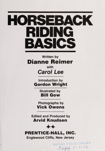 Horseback riding basics