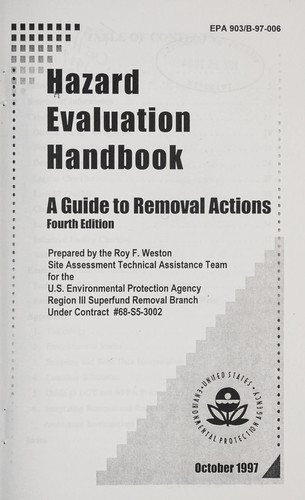 Hazard evaluation handbook