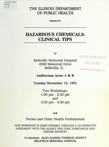Hazardous chemicals