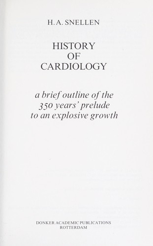History of Cardiology