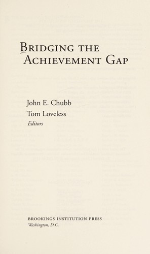 Bridging the achievement gap