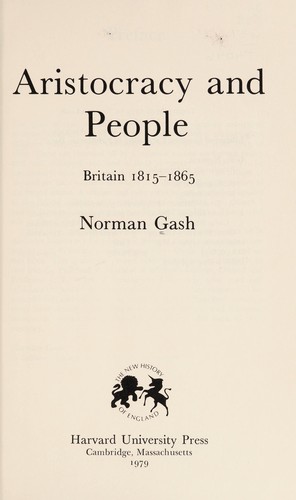 Aristocracy and people