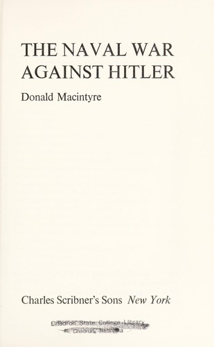 The naval war against Hitler