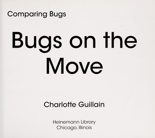Bugs on the move