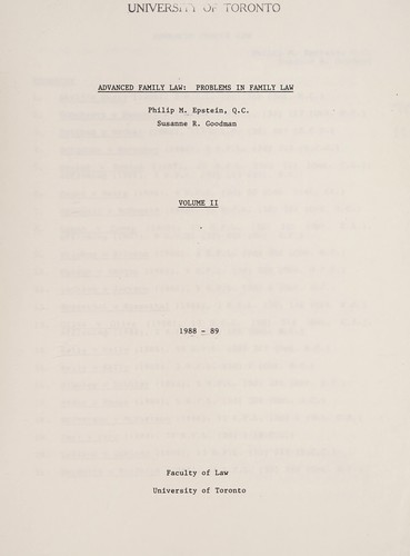 Advanced family law