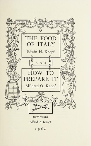 The food of Italy