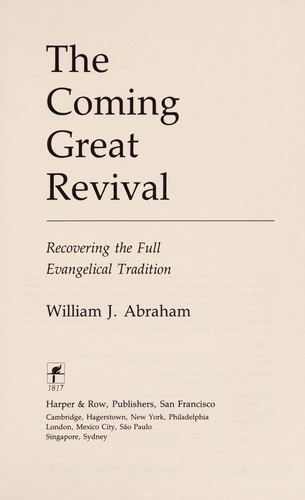 The coming great revival