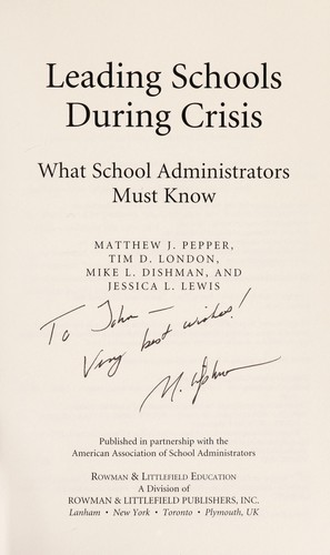 Leading schools during crisis