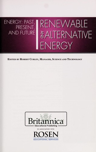 Renewable and alternative energy