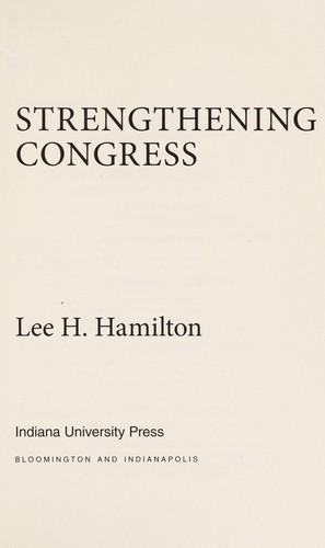 Strengthening Congress