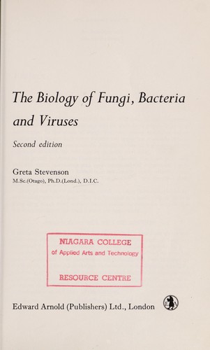 The biology of fungi, bacteria, and viruses