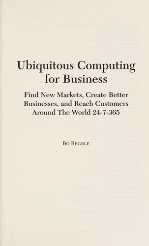 Ubiquitous computing for business