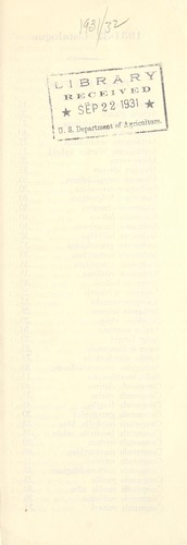 1931-32 catalogue