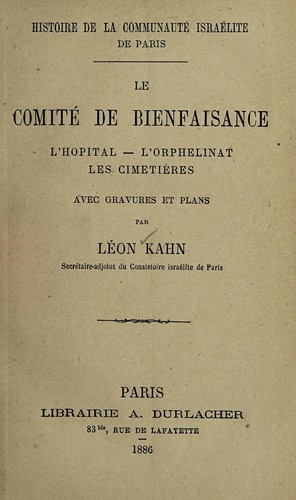 Le comité de bienfaisance