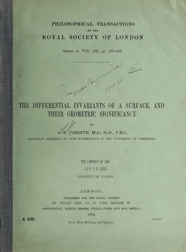 The differential invariants of a surface and their geometric significance
