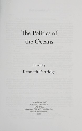 The politics of the oceans