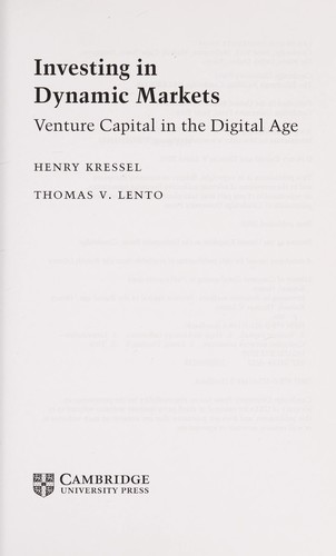 Investing in dynamic markets