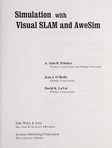 Simulation with Visual SLAM and AweSim