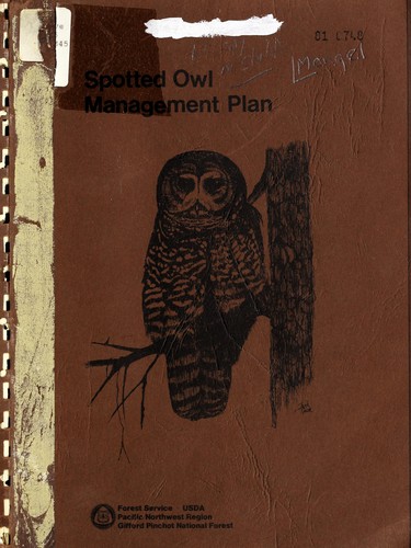 Interim spotted owl management plan for the Gifford Pinchot National Forest