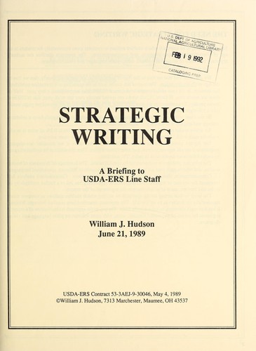 Strategic writing