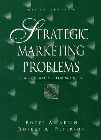 Strategic marketing problems