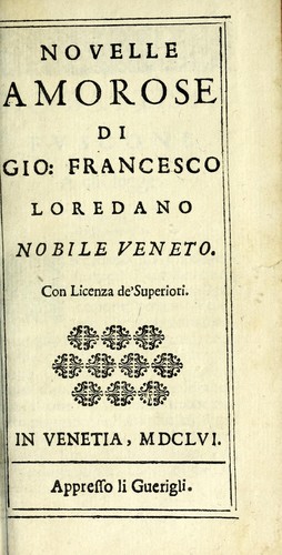 Novelle amorose