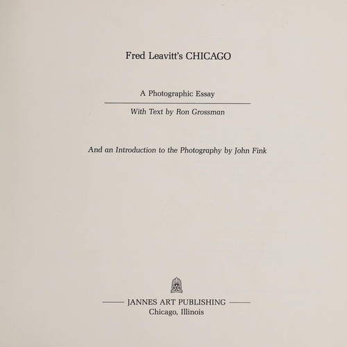 Fred Leavitt's Chicago