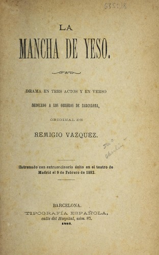 La mancha de yeso