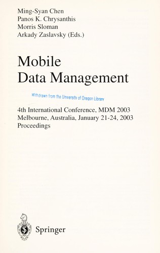 Mobile data management