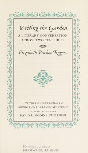 Writing the garden