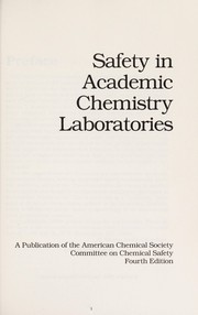 Safety in academic chemistry laboratories