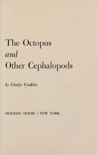 The octopus and other cephalopods