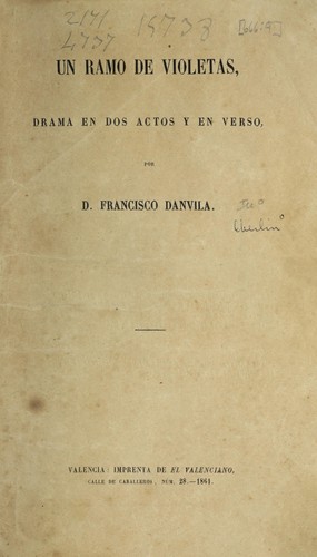 Un ramo de violetas